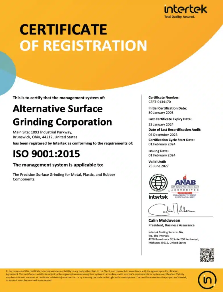 ISO 9001-2015 Brunswick