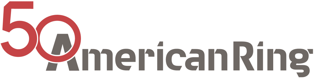 American Ring 50th anniversary logo